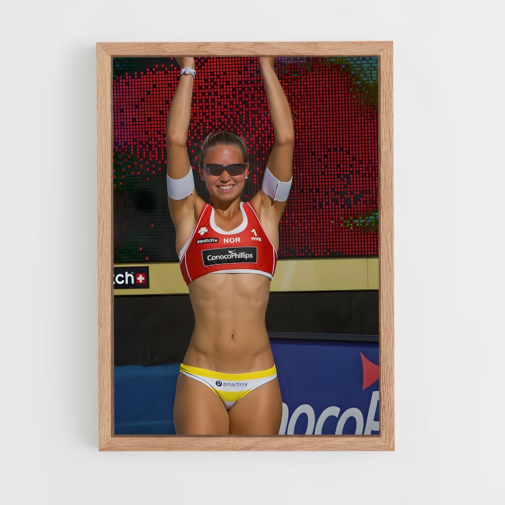 Poster Surf and Spike – affiche Beach-volley (vue 4)
